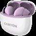 Навушники бездротові BT TWS-5 фіолетові Canyon (CNS-TWS5PU)