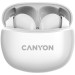 Навушники бездротові BT TWS-5 білі Canyon (CNS-TWS5W)