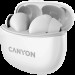 Навушники бездротові BT TWS-5 білі Canyon (CNS-TWS5W)