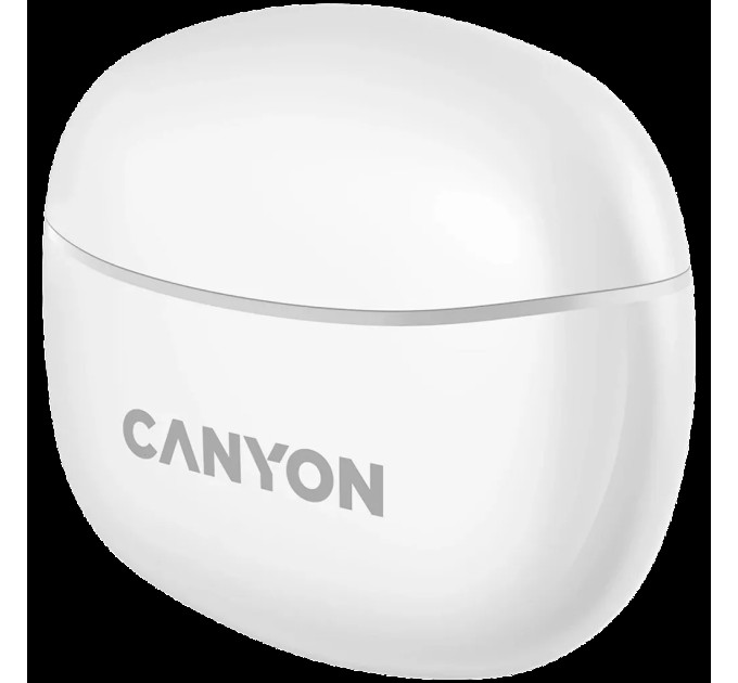 Навушники бездротові BT TWS-5 білі Canyon (CNS-TWS5W)