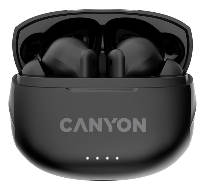 Навушники бездротові BT TWS-8 чорні Canyon (CNS-TWS8B)