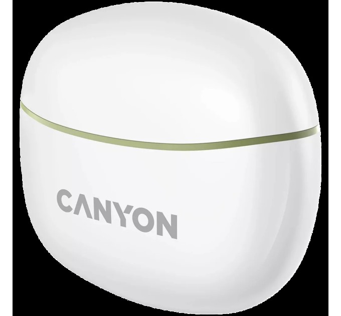 Навушники бездротові BT TWS-5 зелені Canyon (CNS-TWS5GR)