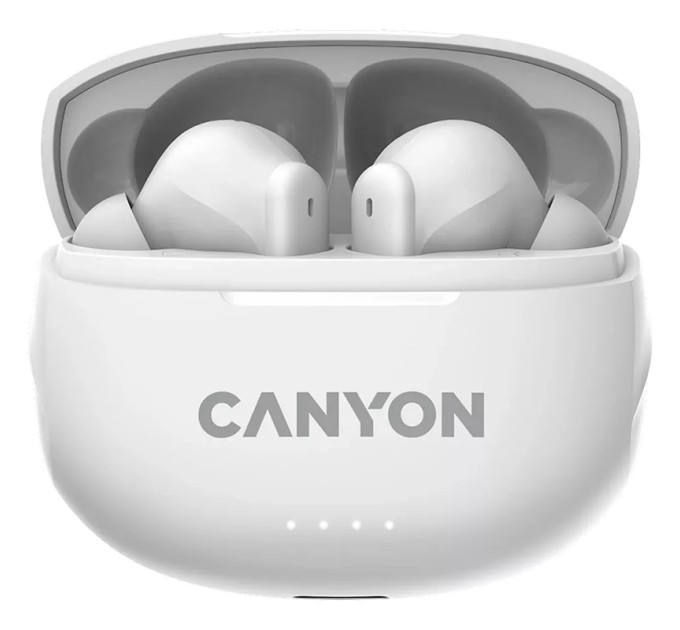 Навушники бездротові BT TWS-8 білі Canyon (CNS-TWS8W)