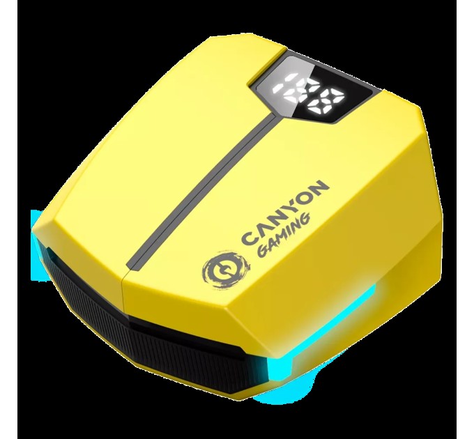 Навушники бездротові ігрові BT GTWS-2 жовті Canyon (CND-GTWS2Y)