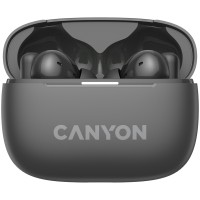 Навушники бездротові OnGo BT TWS-10 сірі Canyon (CNS-TWS10BK)