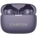 Навушники бездротові OnGo BT TWS-10 фіолетові Canyon (CNS-TWS10PL)