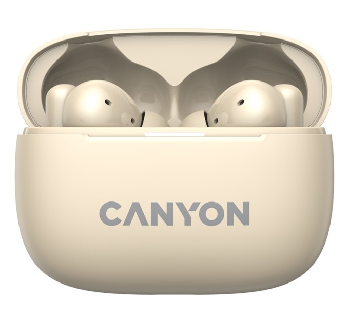 Навушники бездротові OnGo BT TWS-10 бежеві Canyon (CNS-TWS10BG)