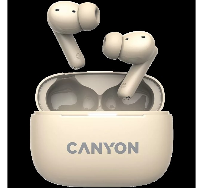 Навушники бездротові OnGo BT TWS-10 бежеві Canyon (CNS-TWS10BG)