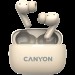 Навушники бездротові OnGo BT TWS-10 бежеві Canyon (CNS-TWS10BG)