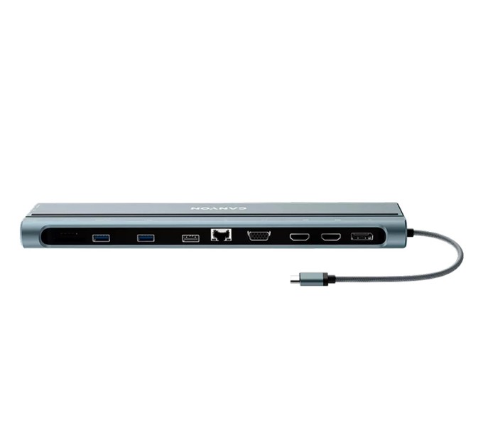 Хаб 14-в-1 мультипорт USB Type-C DS-90 Canyon (CNS-HDS90)