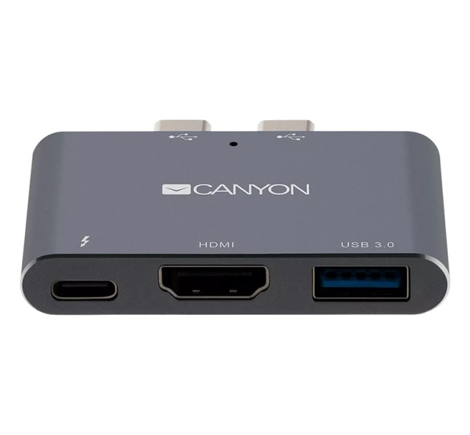 Хаб 3-в-1 мультипорт Thunderbolt 3 DS-1 Canyon (CNS-TDS01DG)