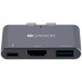 Хаб 3-в-1 мультипорт Thunderbolt 3 DS-1 Canyon (CNS-TDS01DG)