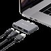 Хаб 3-в-1 мультипорт Thunderbolt 3 DS-1 Canyon (CNS-TDS01DG)