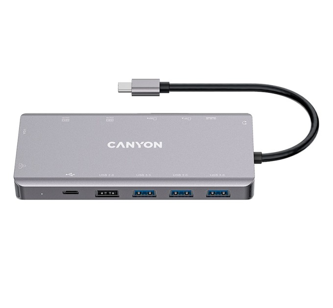 Хаб 13-в-1 мультипорт USB Type-C DS-12 Canyon (CNS-TDS12)