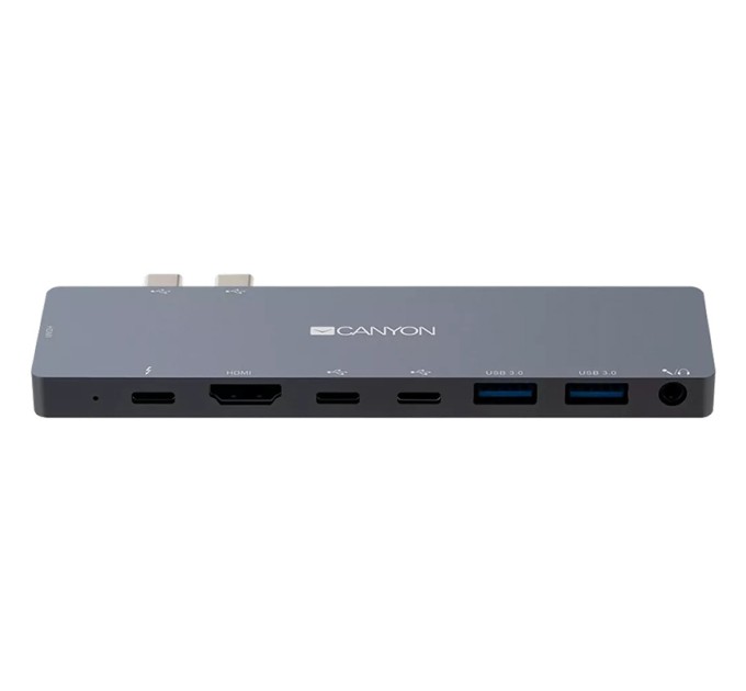 Хаб 8-в-1 мультипорт Power Delivery DS-8 Canyon (CNS-TDS08DG)