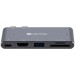 Хаб 5-в-1 мультипорт Thunderbolt 3 DS-5 Canyon (CNS-TDS05DG)