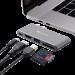 Хаб 5-в-1 мультипорт Thunderbolt 3 DS-5 Canyon (CNS-TDS05DG)