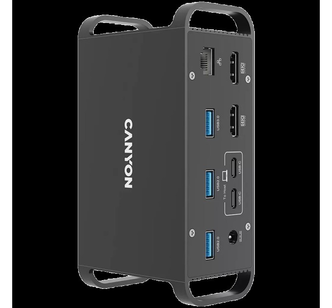 Хаб 14-в-1 мультипорт USB Type-C HDS-95ST  Canyon (CNS-HDS95ST)