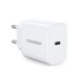 Пристрій зарядний мережевий PD20W USB-C білий Choetech (Q5004-EU-WH)