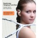Навушники бездротові Open-ear з LED дисплеєм світло-бежеві Choetech (BH-T25-SK)
