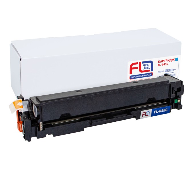 Картридж сумісний Canon 045 блакитний Free Label (FL-045C)