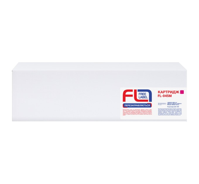 Картридж сумісний Canon 045 пурпуровий Free Label (FL-045M)
