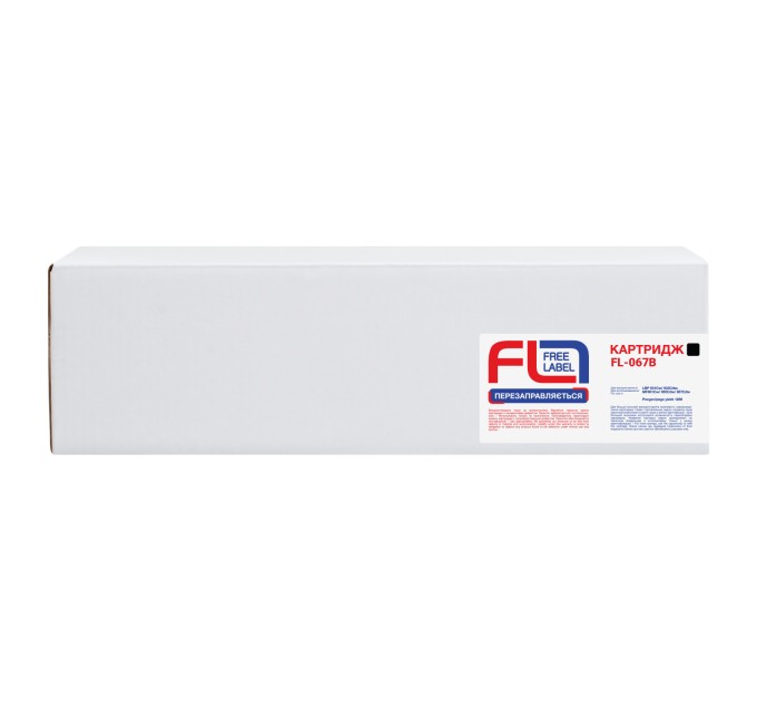 Картридж сумісний Canon 067 чорний Free Label (FL-067B)