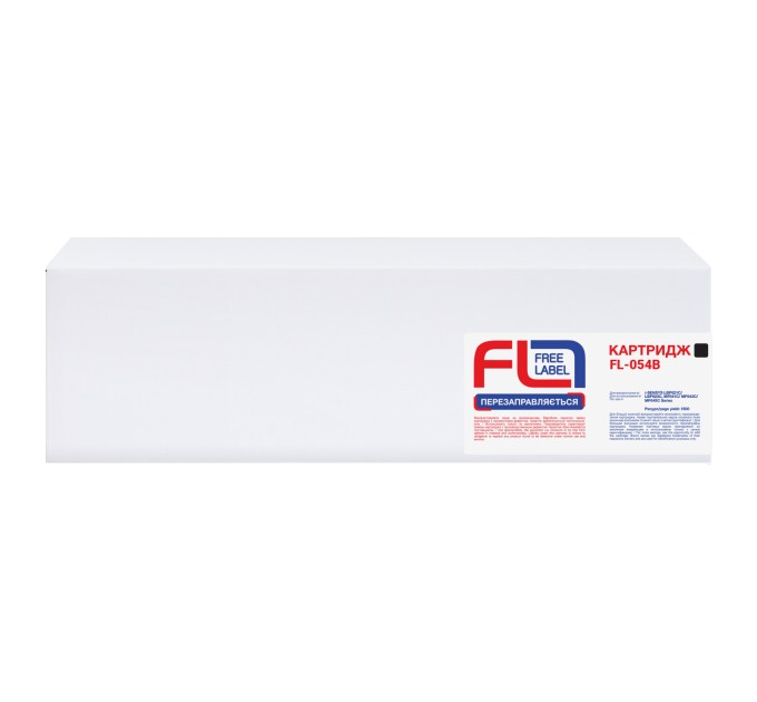 Картридж сумісний Canon 054 чорний Free Label (FL-054B)