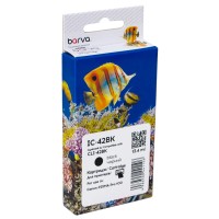 Картридж сумісний Canon CLI-42BK (6384B001) 900 арк, чорний Barva (IC-42BK)