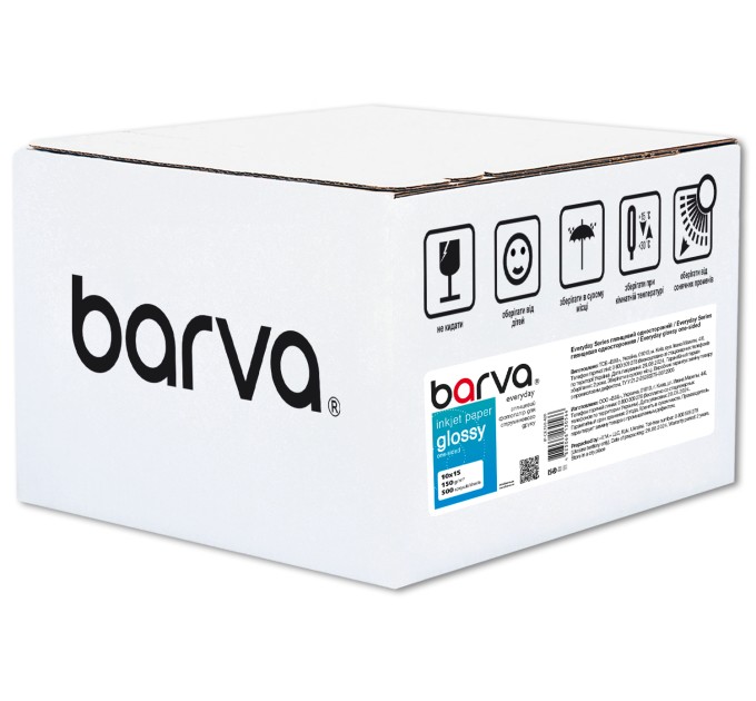 Фотопапір глянцевий 150 г/м2, 10x15 см, 500 арк Everyday Barva (IP-CE150-420)