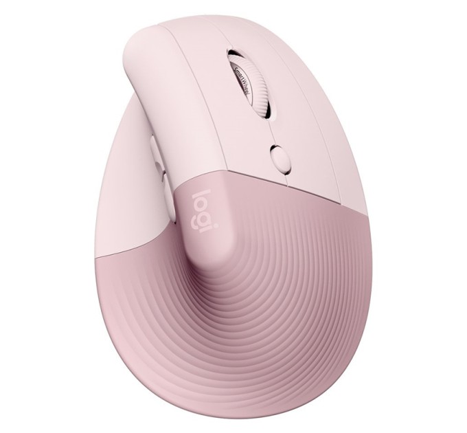 Миша бездротова WL/BT Lift Vertical Ergonomic, рожева Logitech (910-006478)