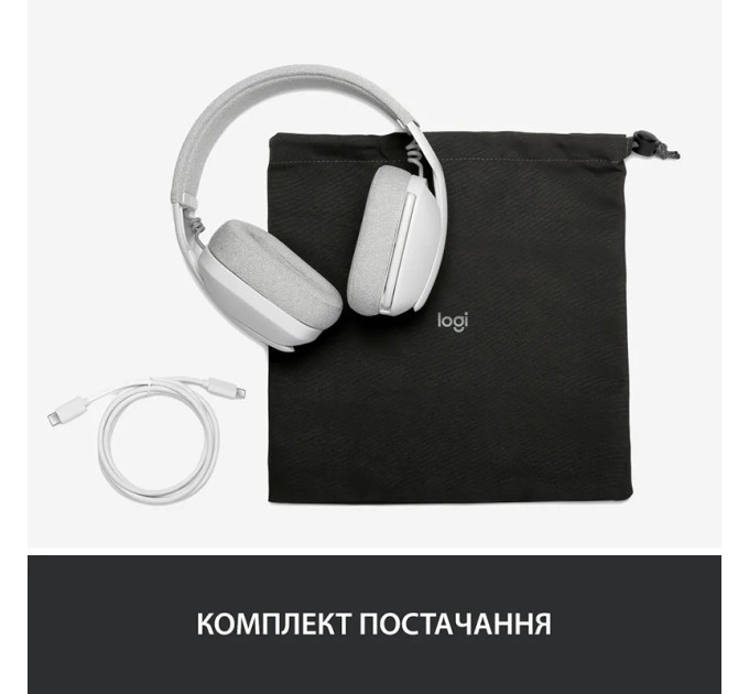 Гарнітура бездротова Zone Vibe 100, біла Logitech (981-001219)