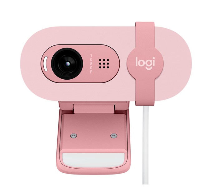 Веб-камера Brio 100, рожева Logitech (960-001623)