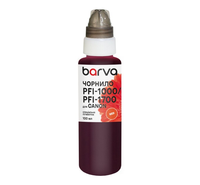 Чорнило для Canon PFI-1000/PFI-1700 R спеціальне 100 мл, пігментне, червоне Barva (C1700-982)