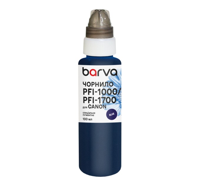 Чорнило для Canon PFI-1000/PFI-1700 B спеціальне 100 мл, пігментне, синє Barva (C1700-983)