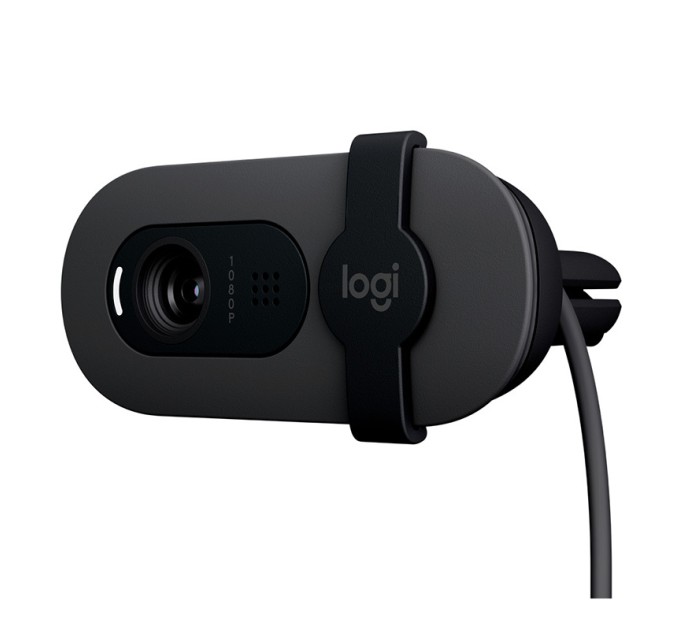 Веб-камера Brio 100, графітова Logitech (960-001585)