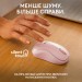 Миша бездротова M240 Silent, рожева Logitech (910-007121)