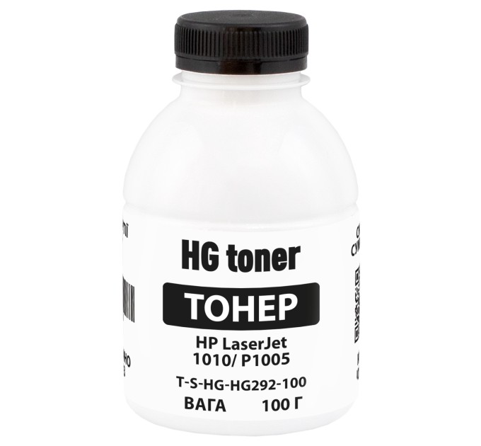 Тонер HP LaserJet 1010/P1005 флакон, 100 г HG toner (TSM-HG292-100)