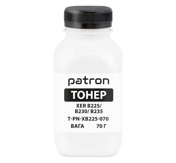 Тонер XER B225/B230/B235 флакон, 70 г Patron (PN-XB225-070)