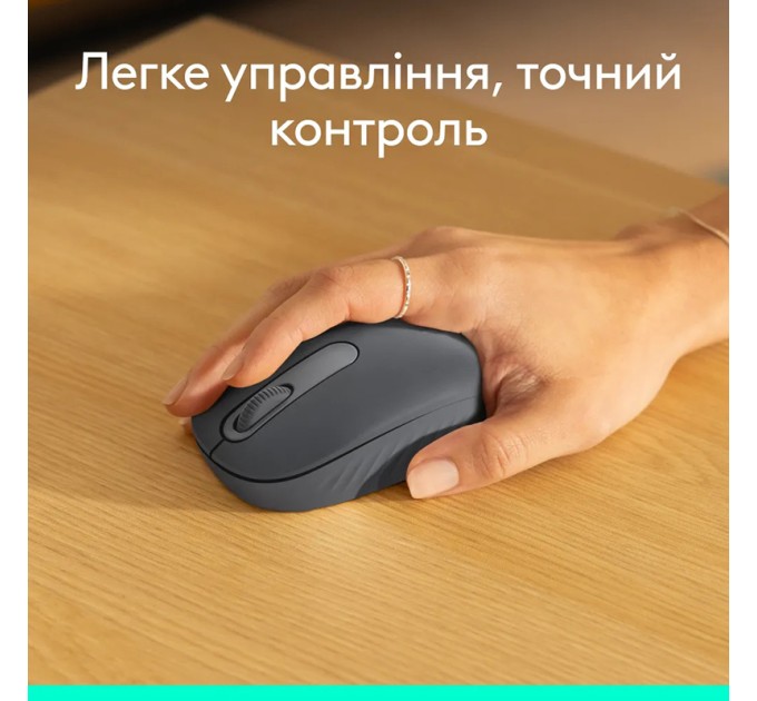 Миша бездротова M196, графітова Logitech (910-007459)