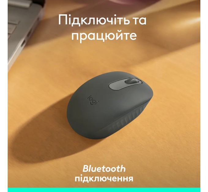 Миша бездротова M196, графітова Logitech (910-007459)