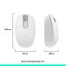 Миша бездротова M196, біла Logitech (910-007460)