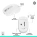 Миша бездротова M196, біла Logitech (910-007460)