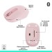 Миша бездротова M196, рожева Logitech (910-007461)