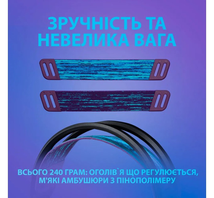 Гарнітура дротова ігрова G335, чорна Logitech (981-000978)