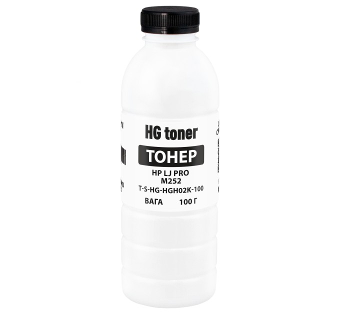 Тонер HP LJ Pro M252 флакон, 100 г, чорний HG toner (TSM-HGH02K-100)
