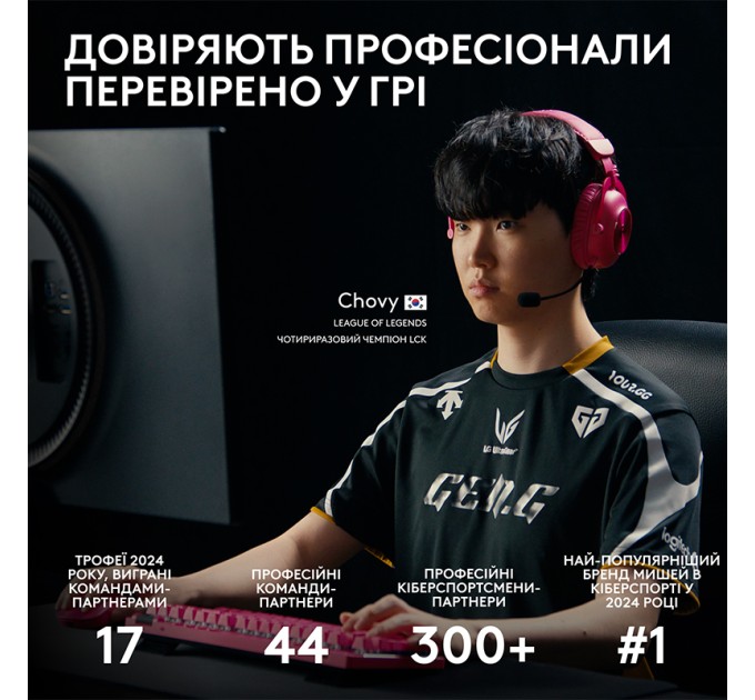Миша бездротова G Pro X Superlight 2 Lightspeed, чорна Logitech (910-006630)