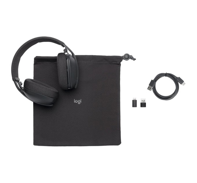Гарнітура бездротова Zone Vibe UC, графітова Logitech (981-001199)