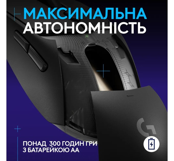Миша бездротова WL/BT G309 Lightspeed, чорна Logitech (910-007199)