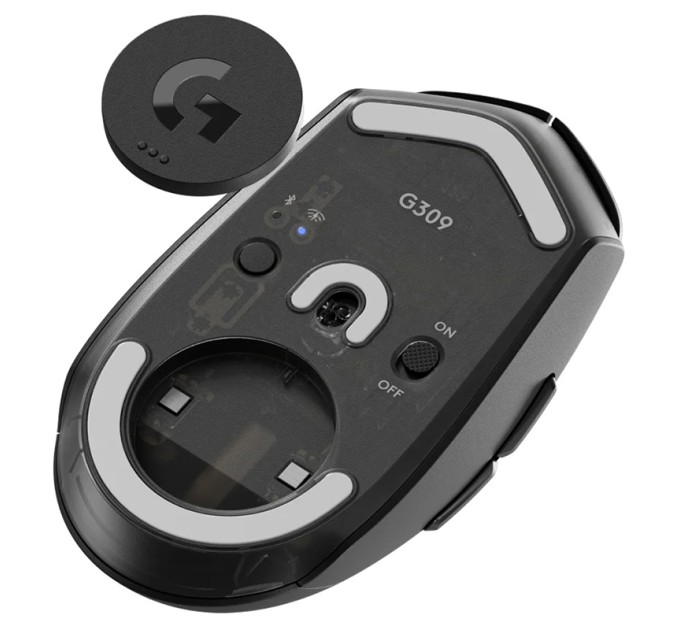 Миша бездротова WL/BT G309 Lightspeed, чорна Logitech (910-007199)